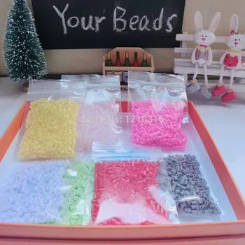 

500pcs 2.6mm Mini Hama Beads Available perler 100% Quality Guarantee PUPUKOU Beads kids toys Activity Fuse diy Beads