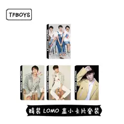 TFBOYS 2018 альбом ломо карты K-POP Новая Мода Self Made Бумага фото карты HD Фотокарта LK111