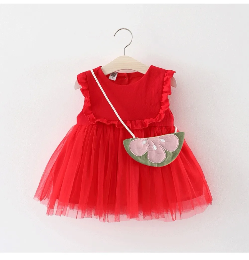 Платье для малышей Летняя модная одежда для новорожденных девочек милые платья для малышей от 0 до 3 лет платья для маленьких девочек на день рождения, 1 год