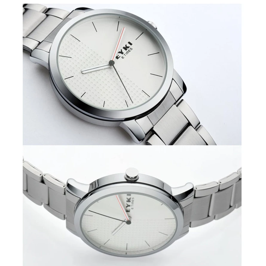 EYKI Brand Women Stainless Steel Watches Simple Black Dial Female Ladies Dress Quartz Wrist Watch Clock Relogio Reloj EYKI Brand Women Stainless Steel Watches Simple Black Dial Female Ladies Dress Quartz Wrist Watch Clock Relogio Reloj