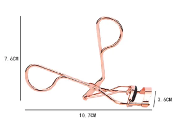 Профессиональная Роза, золотые щипцы для завивки ресниц, зажим для завивки ресниц, косметические инструменты для макияжа, аксессуары для женщин