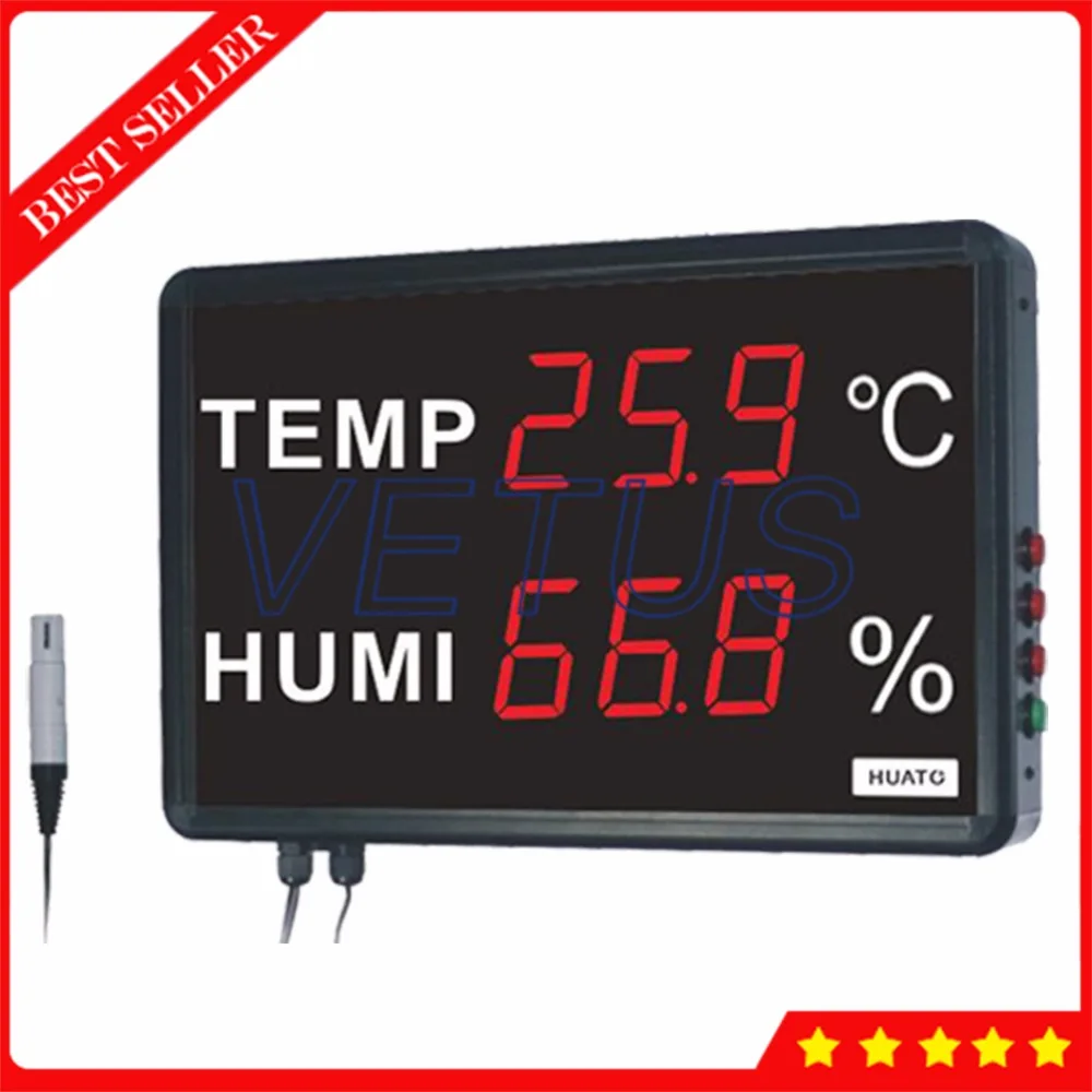 HE223C Large Digital LCD Temperature Humidity Tester Indoor Room