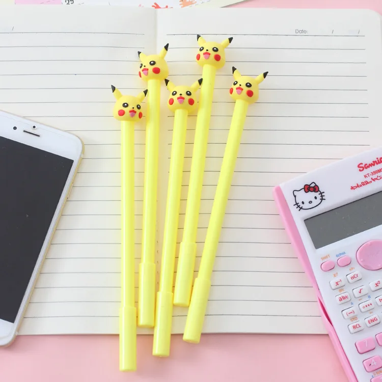 

1 Pcs Korean Creative Stationery Wholesale Yellow Rabbit Pocket Pet Elf Baby Neutral Pen Kawaii School Supplies Pens for Writing