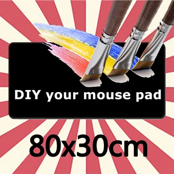 

FFFAS 1 Piece 80x30cm DIY Custom Mouse Pad Mat Large MousePad Movie Animation Keyboard Play Mat Cushion for PC Latop Notebook