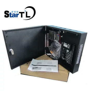 

Free Shipping TCP/IP 4 doors access control panel control board Network Intelligent card With Power Supply Box Battery Function