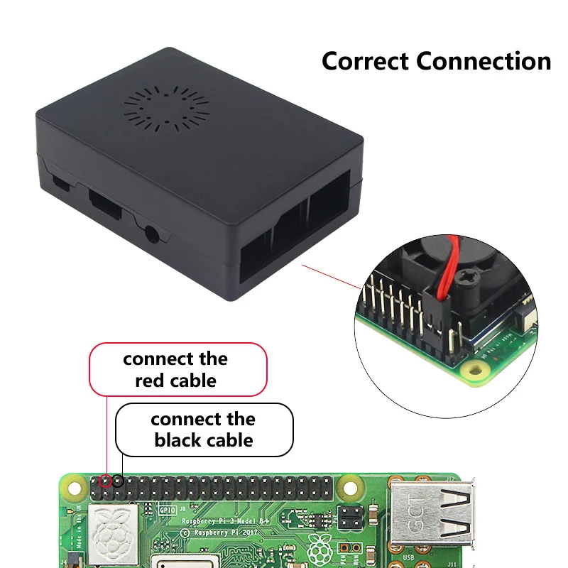 Для Raspberry Pi 3 чехол ABS чехол Корпус с охлаждающим вентилятором кулер Hest раковина радиатор для Raspberry Pi 3 Model B 3B Plus 2B