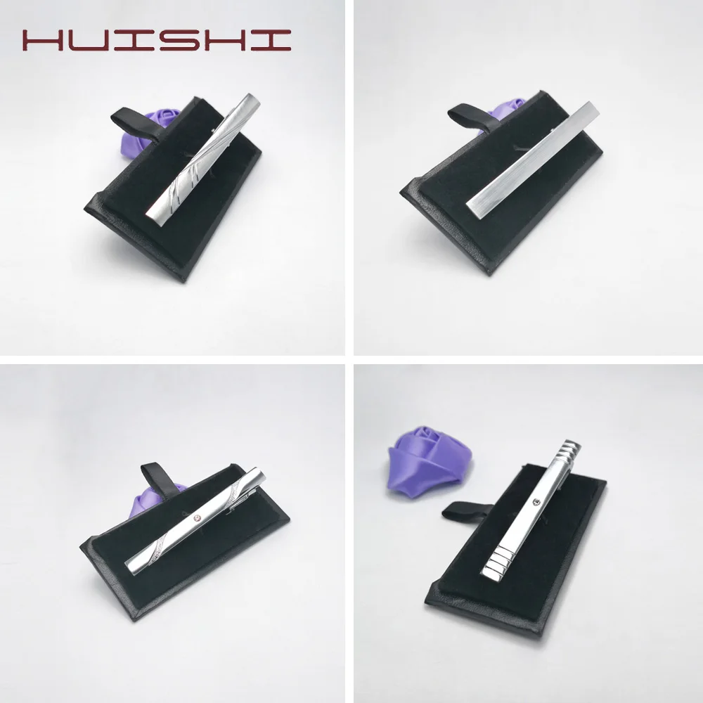 HUISHI высококачественный металлический медный Мужской винтажный зажим для