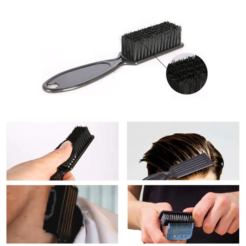 

1pcs Plastic Hairdressing Soft Hair Handle Cleaning Brush Barber Neck Duster Broken Hair Remove Comb Hair Styling Tools Brush
