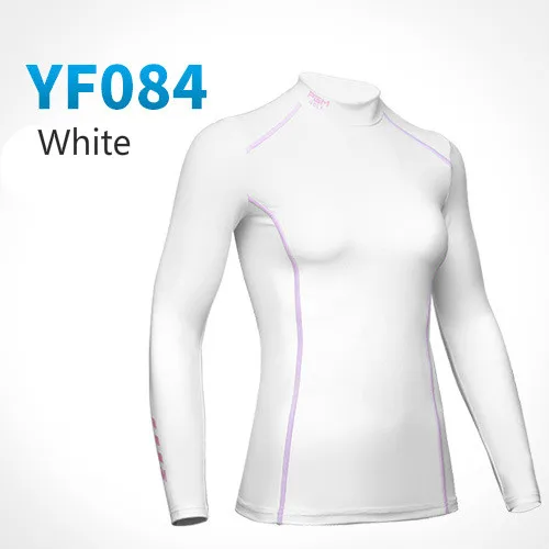 PGM весна осень Гольф рубашки леди спортивная одежда летняя Солнцезащитная рубашка женская Длинные рукава дышащая быстросохнущая рубашка - Цвет: white