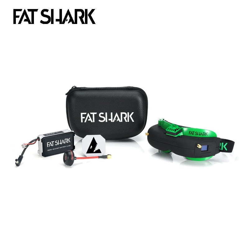 Fatshark Attitude V5 OLED 5,8 Ghz True Diversity RF поддержка DVR AV-IN/OUT FPV очки для радиоуправляемого дрона квадрокоптера запасные части