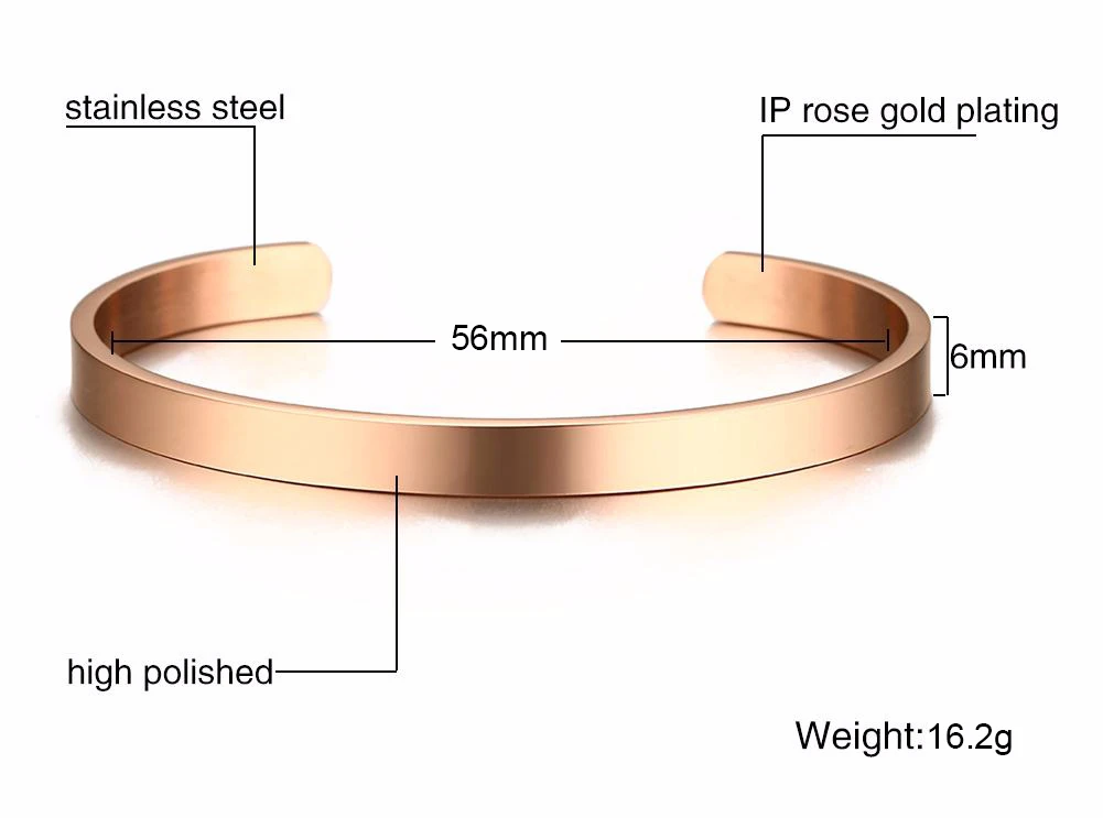 6 мм персонализированные манжеты браслет из нержавеющей стали браслет с гравировкой паяльник браслет «Лучший Друг» пользовательский начальный браслет