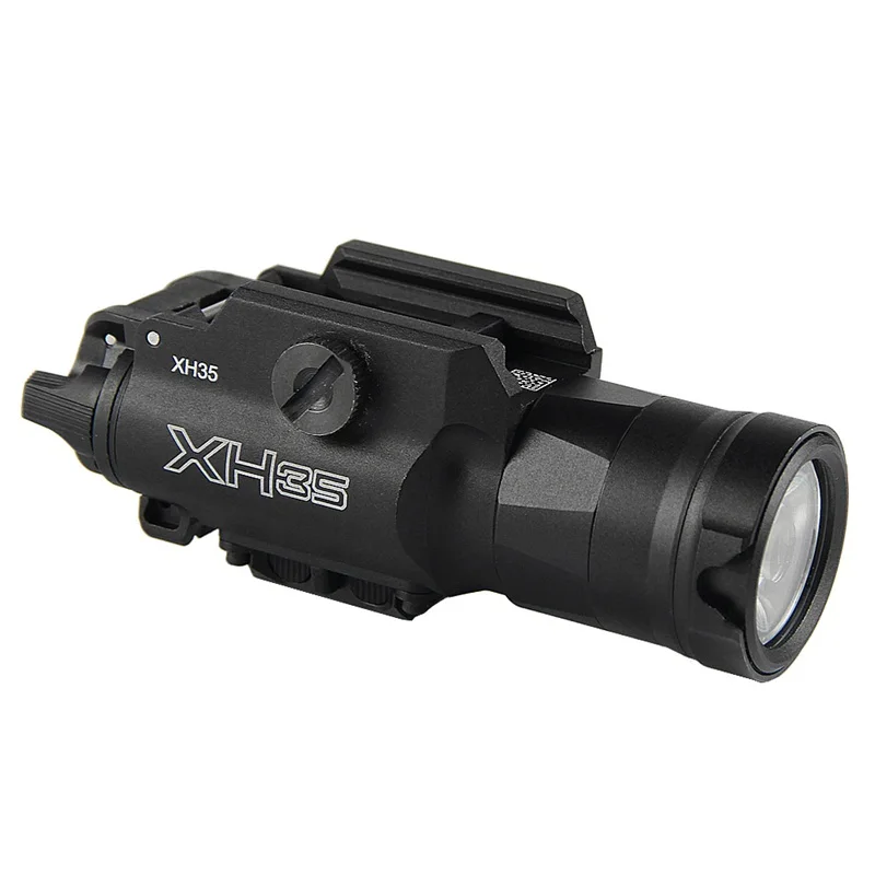 XH35 Ultra High Weapon Light 1000 Lumens Dual Output White LED Adjustable Tactical Flashlight Brightness & Strobe  Adjustment (10)