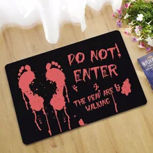 CAMMITEVER креативный коврик страшные мертвецы ходячие ковры коврик для входной двери противоскользящие маты прямоугольный напольный ковер
