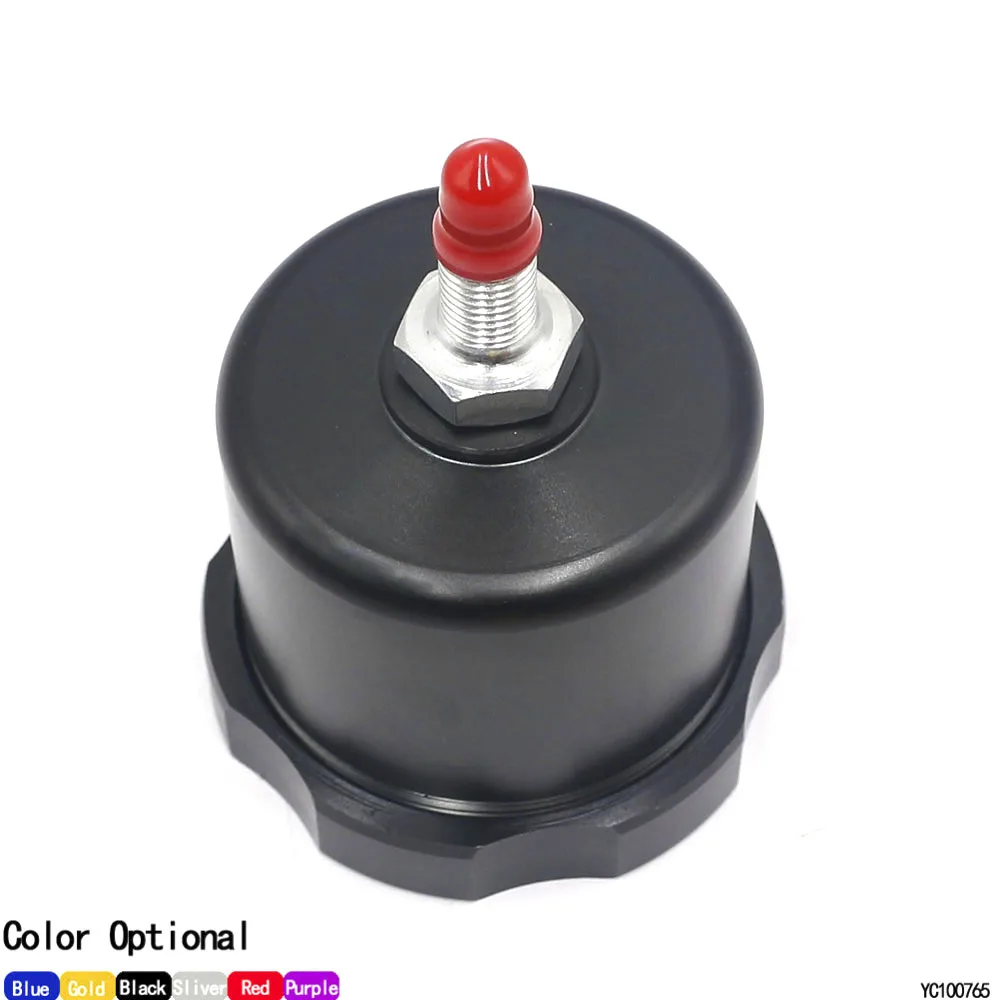 CNSPEED Гидравлический Дрифт ручной тормоз масляный бак для ручного тормоза бачок жидкости e-тормоз ручная крышка бака тормозной жидкости YC100765 - Цвет: Черный