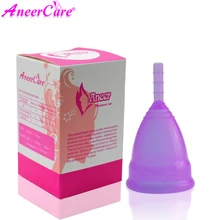 AneerCare wholesale Vaginal Menstrual Cup Feminine Hygiene Medical 100% Silicone Cup Menstrual Reusable Lady Cup