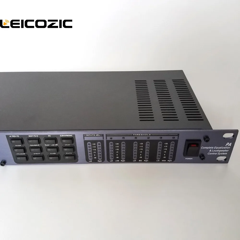 Leicozic PA 2in6out драйвер стойки procesador аудио профессиональный громкоговоритель управление цифровой процессор pro динамик управление