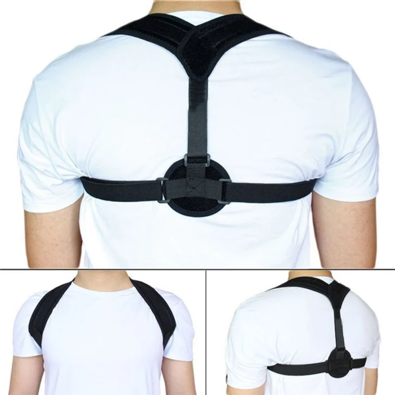 

New Adult Children Clavicle Braces Adjustable Shoulder Back Support Posture Corrector Humpback Belt Corset Breathable