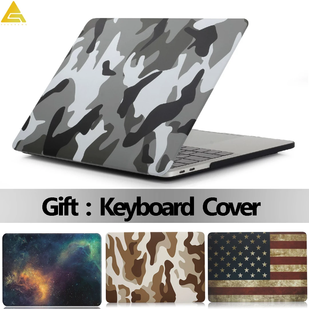 shell Laptop Case For MacBook Air 13 Pro Retina 11 12 13.3 15 touch bar For Macbook New Air 13 A193