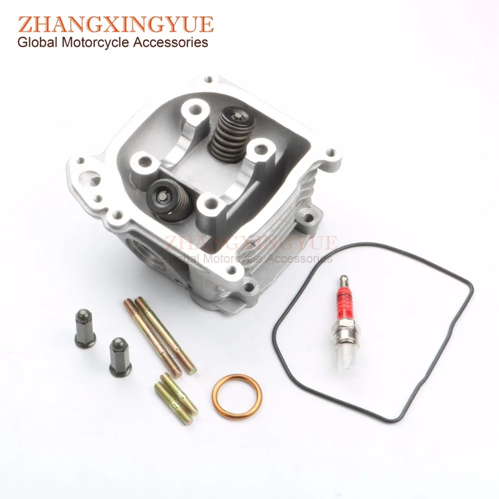 

39mm-52mm EGR Cylinder Head Kit & A7TC Spark Plug for Kymco 50 Agility RS Basic Carry City MMC Ooe DJ 50cc 139QMB GY6 50cc 4T