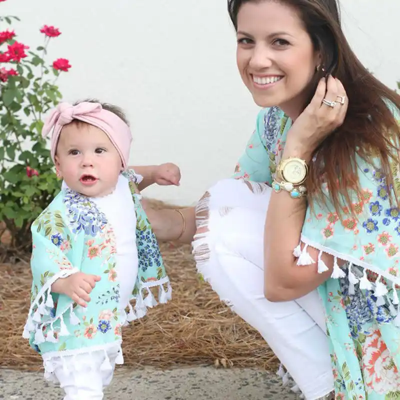 mother daughter matching beach cover ups