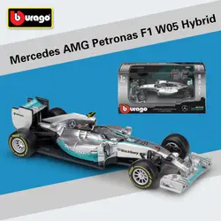 1:43 Масштаб Мини из металла F1 автомобиль Формулы 1 модель Benz гоночный автомобиль симулятор W05/W07 сплава игрушка модель автомобиля