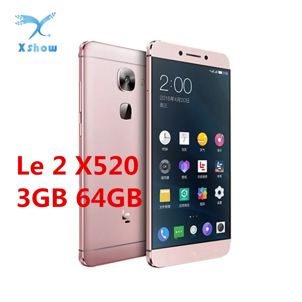 Letv LeEco Le 2 X520 смартфон с 5 дюймовым дисплеем восьмиядерным процессором Snapdragon 652 ОЗУ