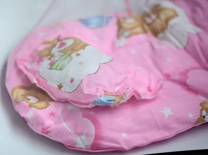 Новый складной детские кроватки с Кроватки плетений подушки мягкие новорожденного кровать летняя уличная Портативный младенческой
