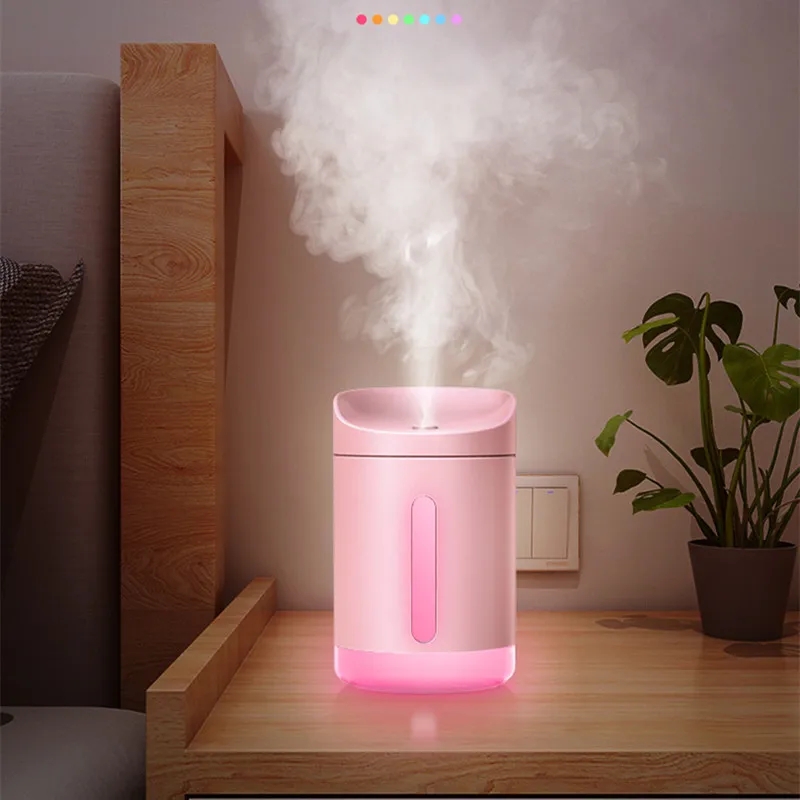 

340ML Essential Oil Diffuser Air Humidifier Aroma for Home Car USB Fogger Mist Maker with LED Night Lamp Luchtbevochtiger
