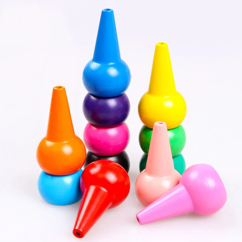 752 20 De Réductioncrayon De Couleur De Sécurité Pour Enfants Non Toxique Bébé Dessin De Doigt 3d Fournitures Maternelle Facile à Effacer Dessin