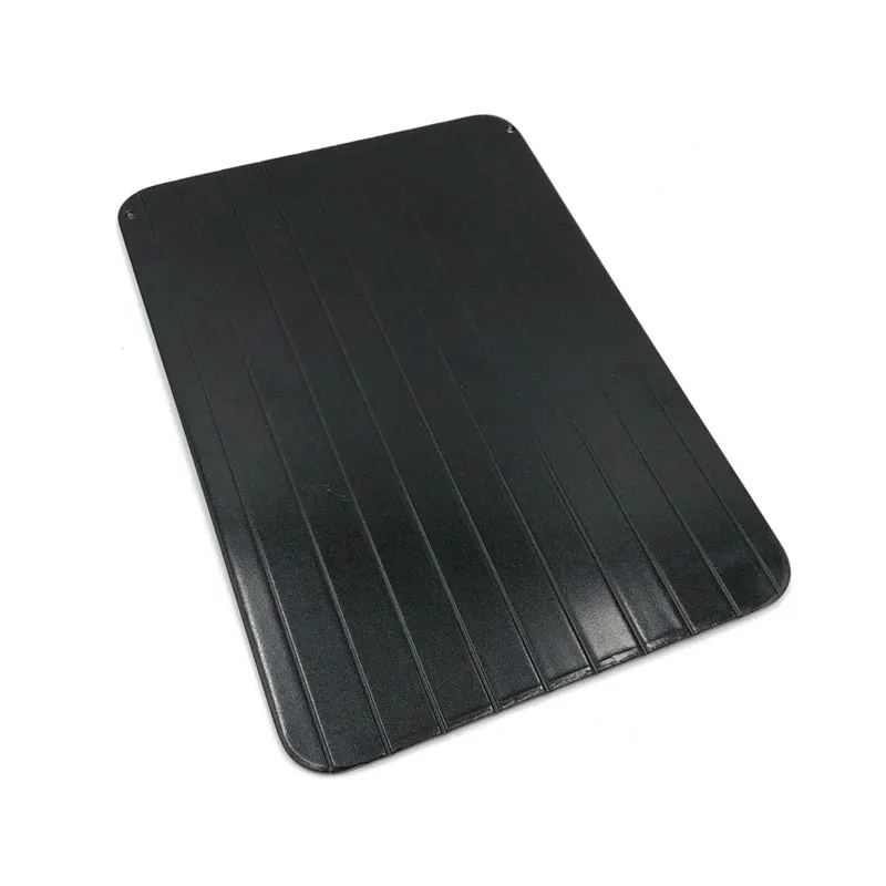Hot Sales Black Defrosting Tray Thaws Frozen Food Faster Quicker Safest Defrost Meat Frozen Food Quickly 2018ing