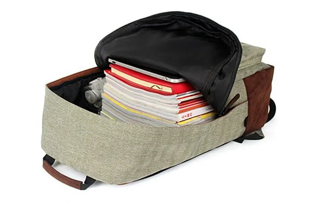 canvas backpack travel bag5