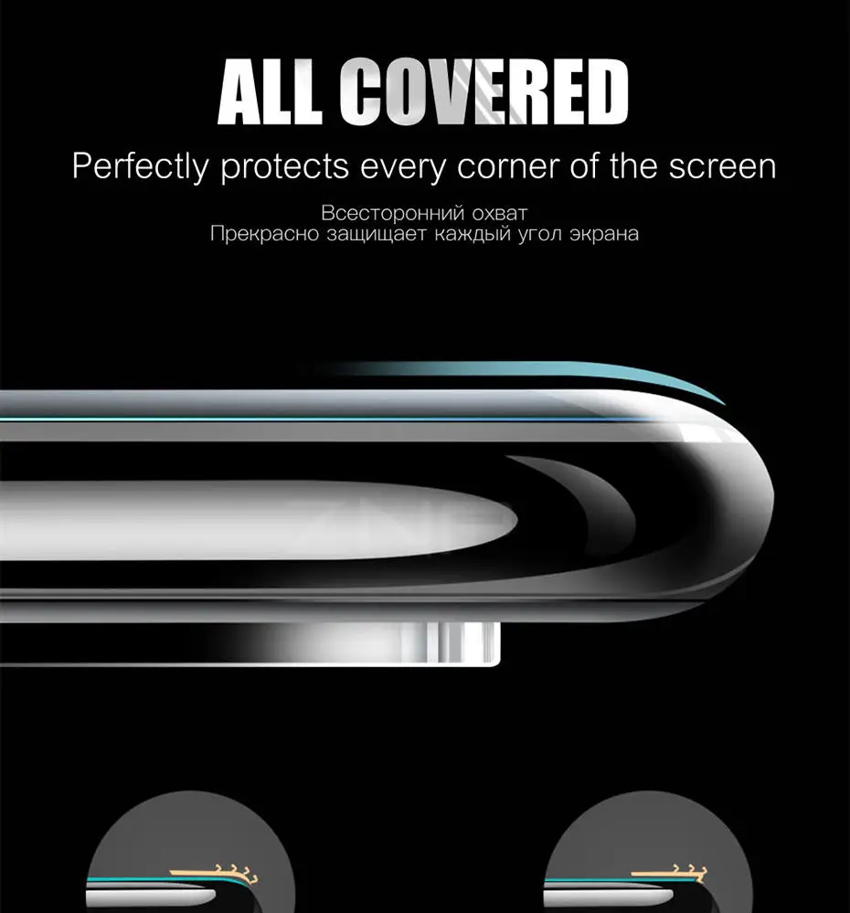 ZNP, мягкая Гидрогелевая Защитная пленка для iPhone X, XR, XS, Max, Защита экрана для iPhone 6, 6s, 7, 8 Plus, X пленка(не стекло