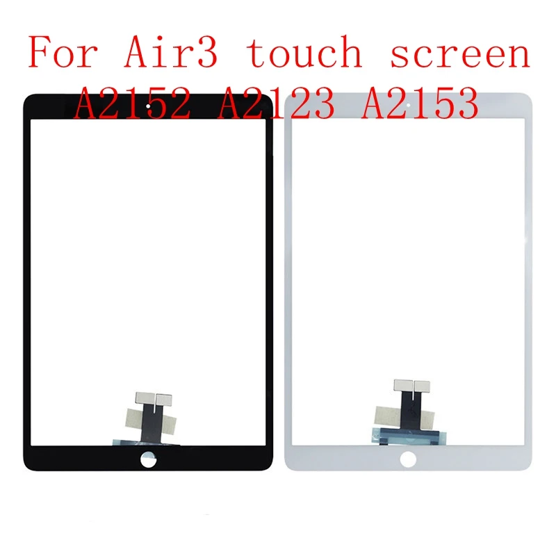 

For Apple iPad Air3 A2152 A2123 A2153 Digitizer Touch Screen Outer Glass Panel Replace
