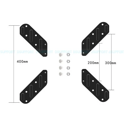 Удлинительный крепеж vesa от 200x200 мм до 400x400 мм для крепления телевизора и держателя монитора