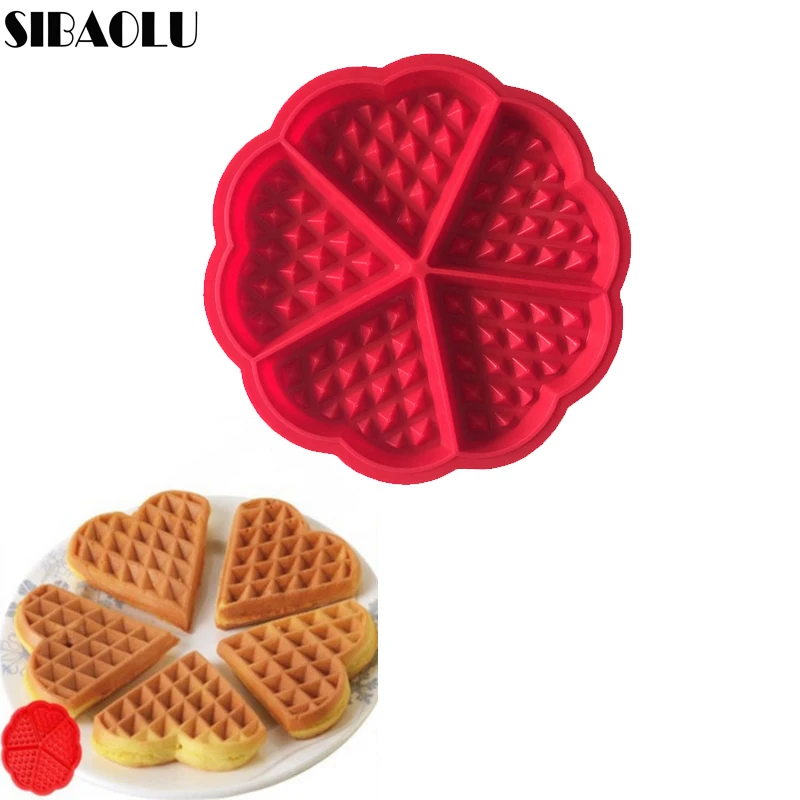 silicone nestle waffle mold High temperature resistant muffin mould