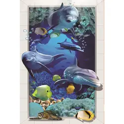 Laeacco подводный Коралл черепаха животные рамки ДЕТСКИЕ Портретные мультфильм сцены Фото фоны, фотообои для фотостудии