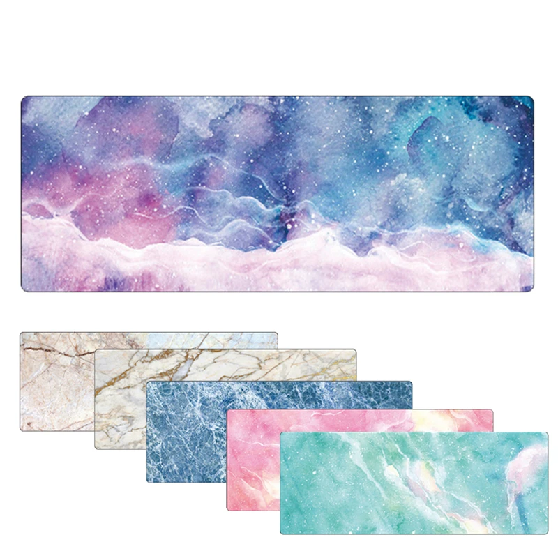 Marble Mouse Pad 800x300mm XL Office Desk Laptop Computer Keyboard Large Gaming Mousepad