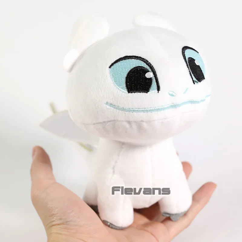 

How To Train Your Dragon 3 The Light Fury Unnamed Plush Toy Soft Stuffed Doll