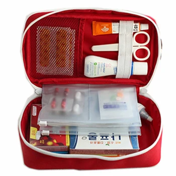 

Travel bags Drug sorting package Life supplies packing cubes Small Carrying Bag durable Portable organize bag red gray