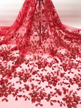 

beautiful Cyndi-7.3502 Nigerian fabric for party dress new African embroidered lace fabric