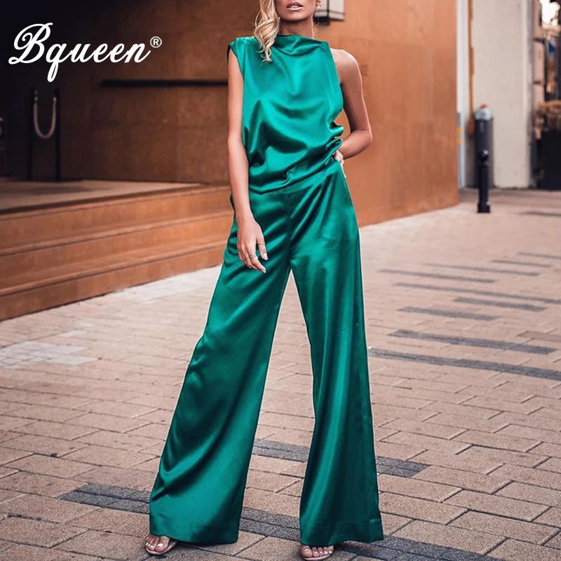 

Bqueen Two Piece Set Women O Neck Crop Top And Long Pants Set Sexy Summer Short Sleeve Tracksuit Women Casual Pants Sets 2019