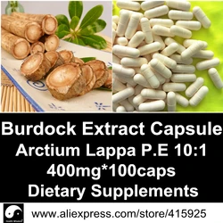 

Gold Burdock Roots Extract Capsules Natural Arctium Lappa P.E Powder Caps Dietary Supplements Herbal Burdocks