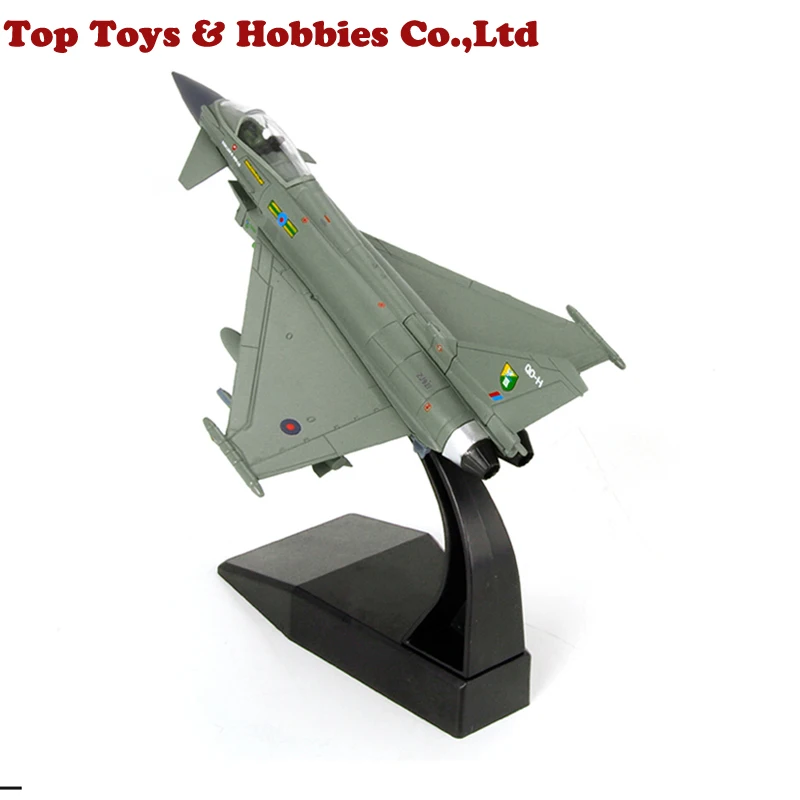 

kids toys 1:100 Scale Diecast Typhoon Fighter EF-2000 Military Decoration Diecast Aircraft Plane Model Alloy AirlineToy