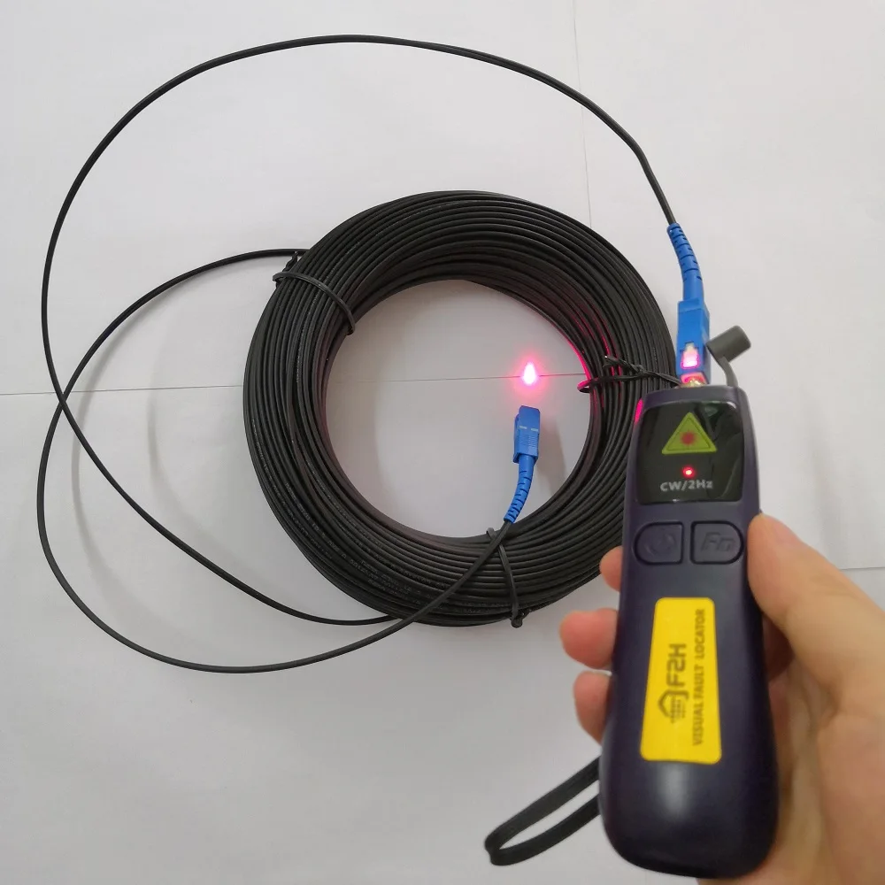 

Grandway VLS-8 Mini FTTH Optical Fiber Laser Tester 1mW/10mW/15mW/30mW Visual Fault Locator