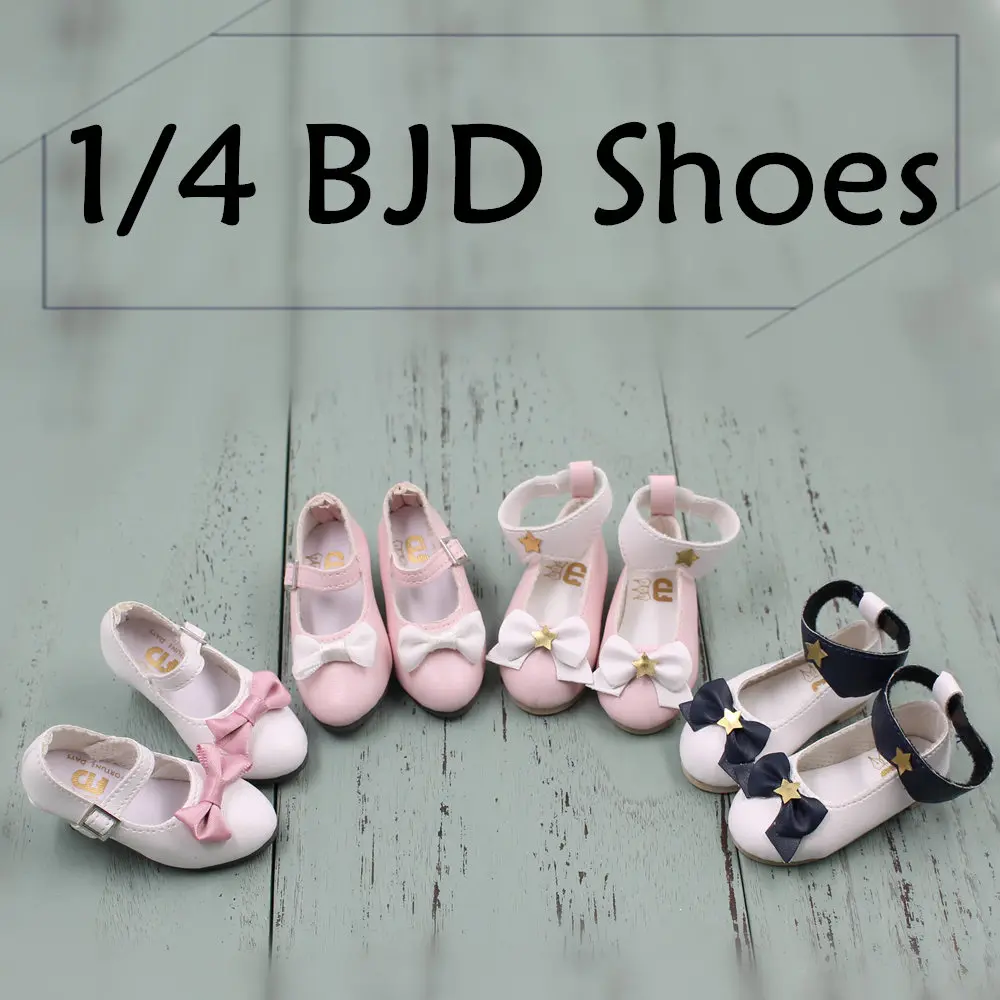 

1/4 BJD shoes Bow four differents styles Cute not for Blyth doll