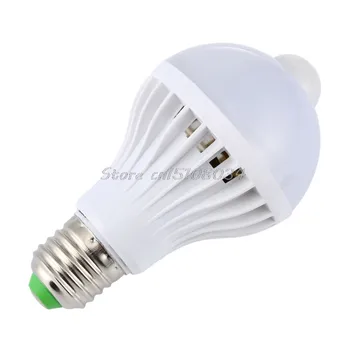 

E27 5W/7W/9W LED PIR Motion Sensor Auto Energy Saving Light Lamp Bulb Infrared #K4U3X#