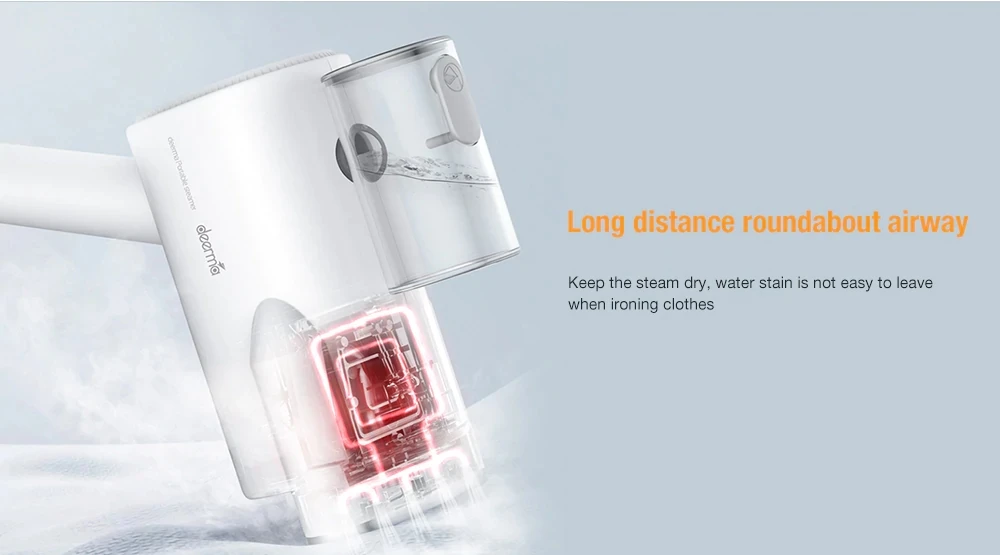 Newest Xiaomi deerma Handheld Hanging Machine Household Steam Iron Portable Small Ironing Machine Clothes Portable travel Iron (7)