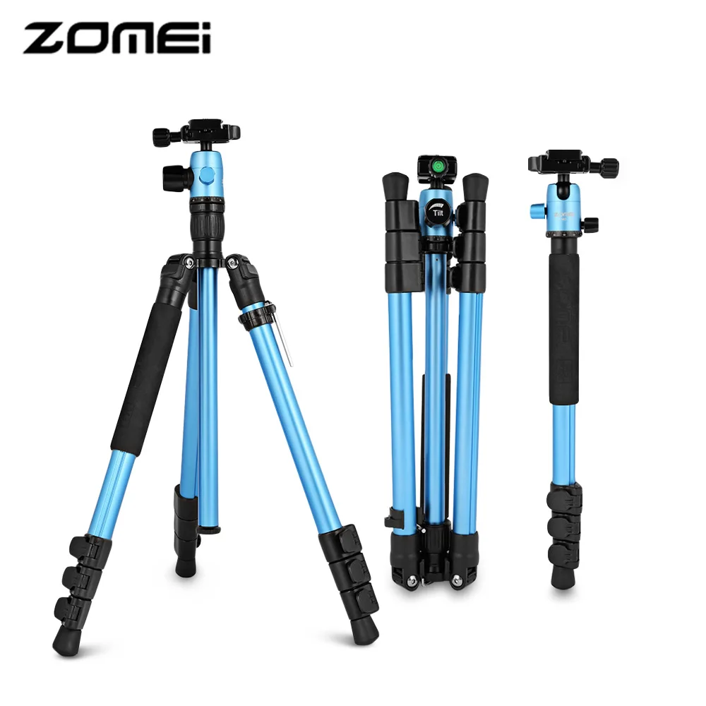 

Portable Tripod Zomei M3 Lightweight Aluminum Alloy Travel with Monopod Ball Head Quick Release Plate Camera Tripod