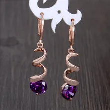 H: HYDE Необыкновенный дизайн, 1 пара, золотой цвет, кубический цирконий, женские серьги-кольца для подарка на Рождество