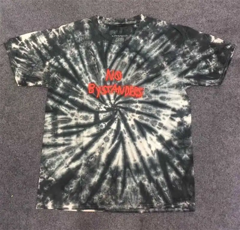 Новая ASTROWORLD Трэвиса Скотта TIE DYE футболка с длинным рукавом для мужчин и женщин 1:1 лучшее качество мода Casaul ASTROWORLD футболки - Цвет: 10